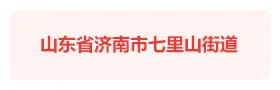 山东济南七里山街道“七彩人家”智慧社区平台